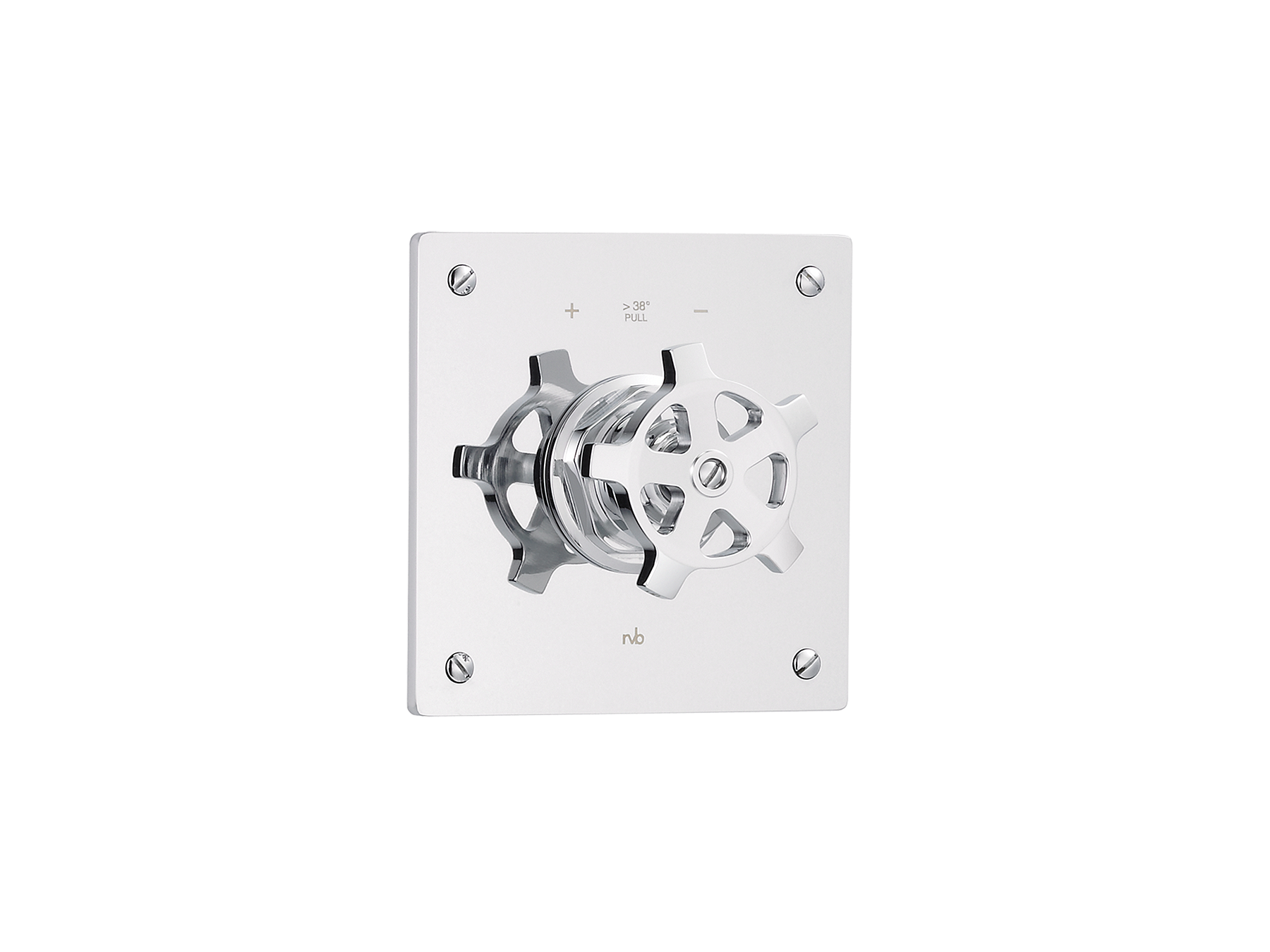 Concealed shower thermostat