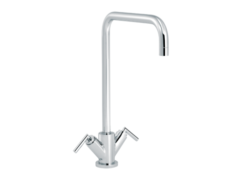 Mischarmatur für Küche, Auslauf in U