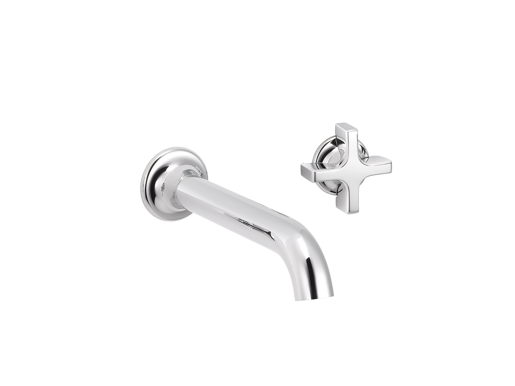 Concealed wall-mounted washbasin tap, 2-hole, spout 188 mm