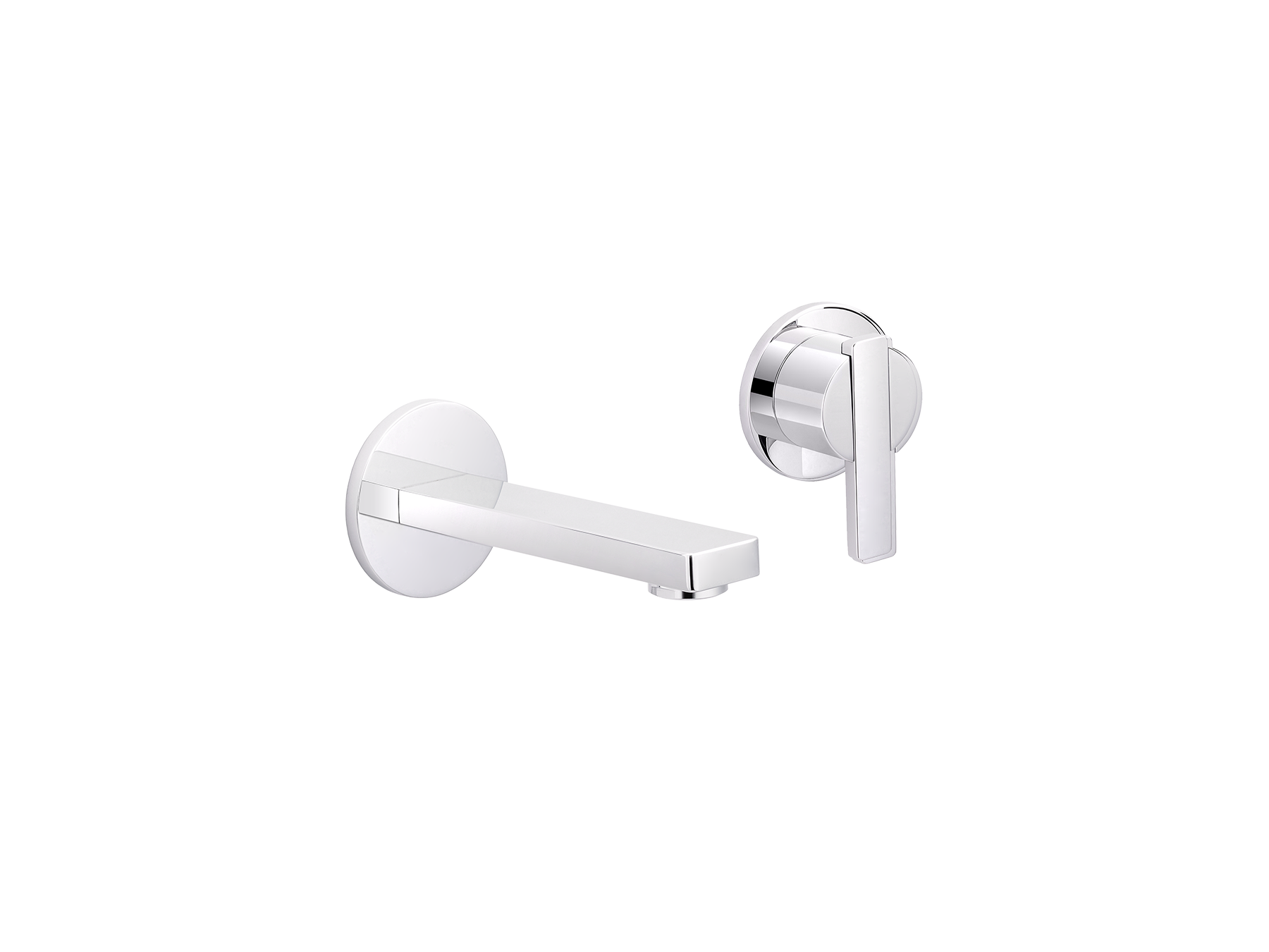 Concealed wall-mounted washbasin tap, spout 122 mm