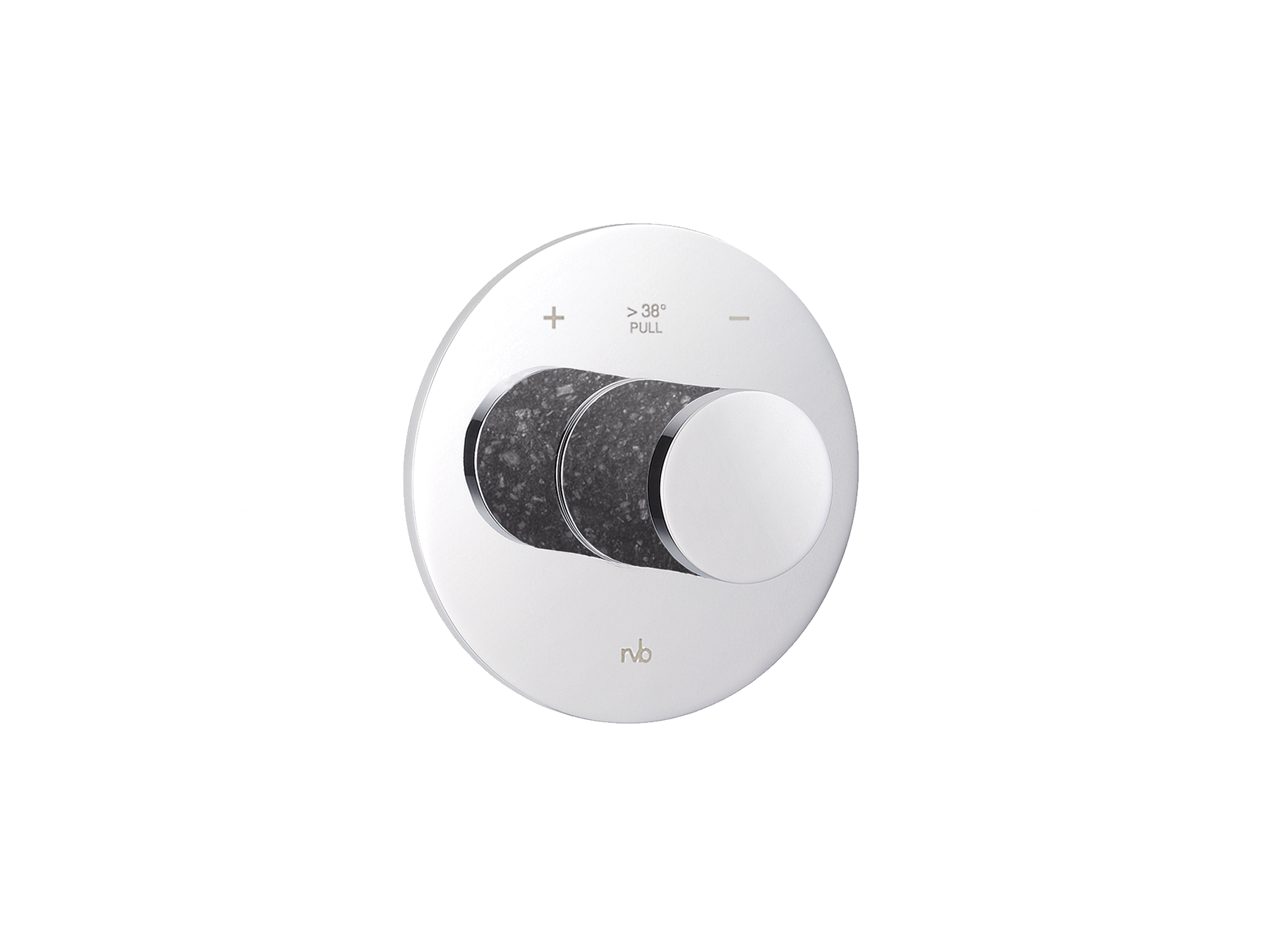 Concealed shower thermostat
