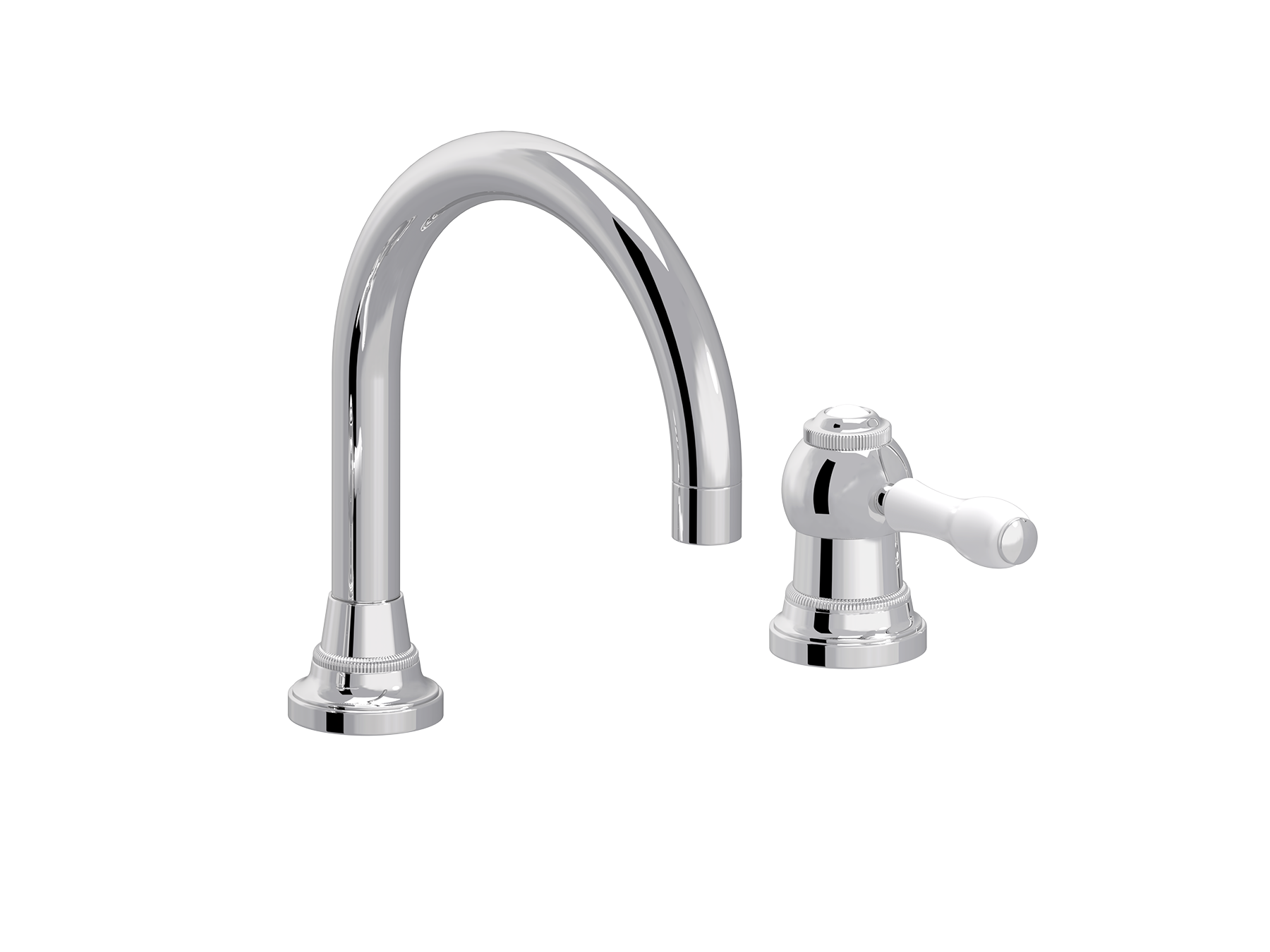 Single-lever washbasin mixer, great spout