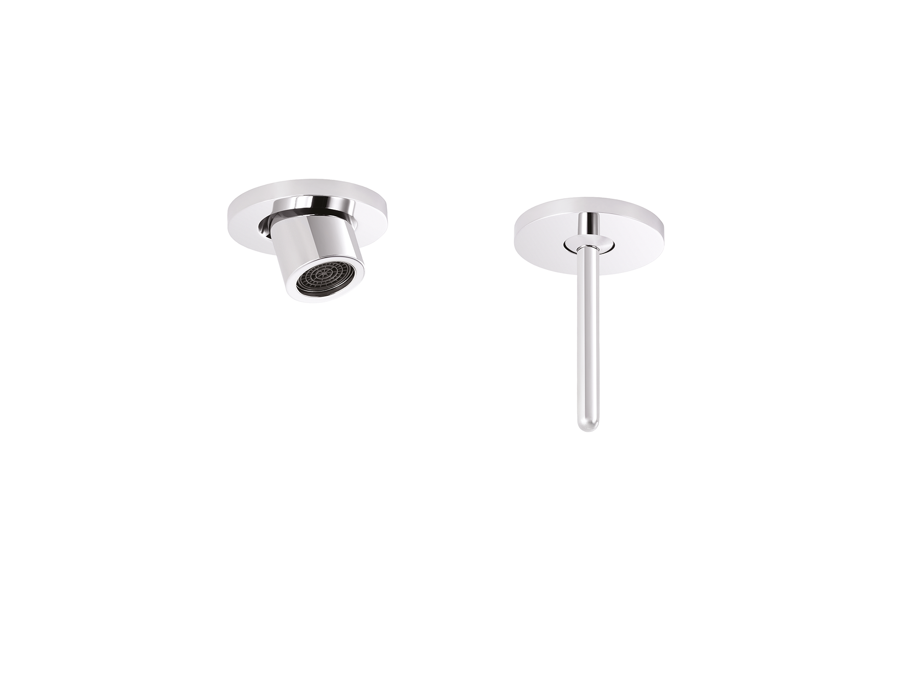 Concealed single-lever washbasin mixer