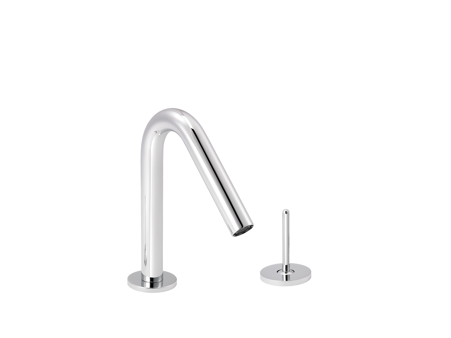 Single-lever bath mixer, with intregated handshowe
