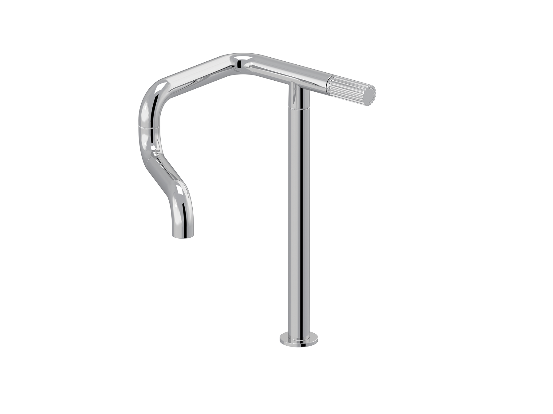 Single-lever mixer for kitchen