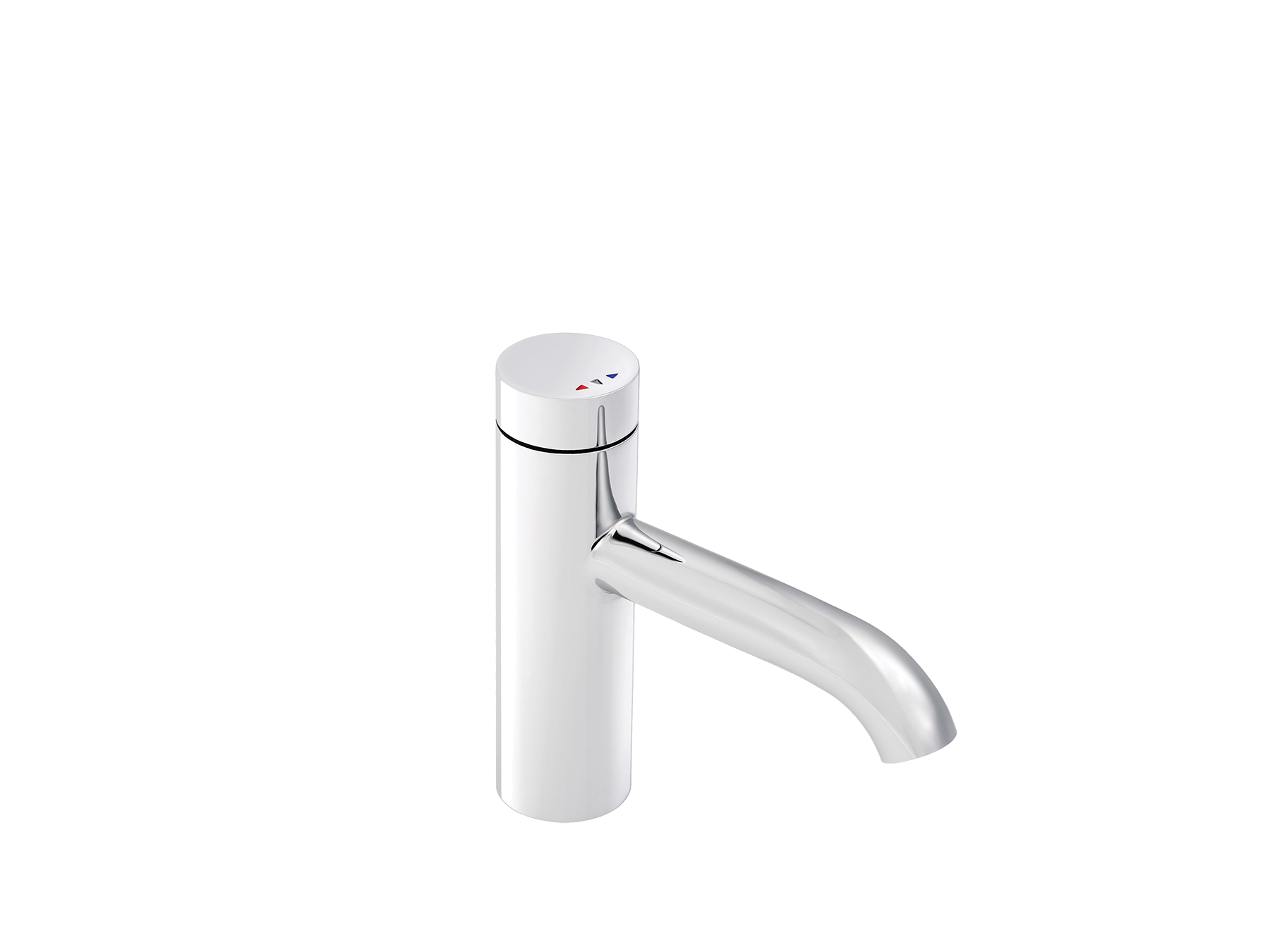 Single-lever washbasin mixer