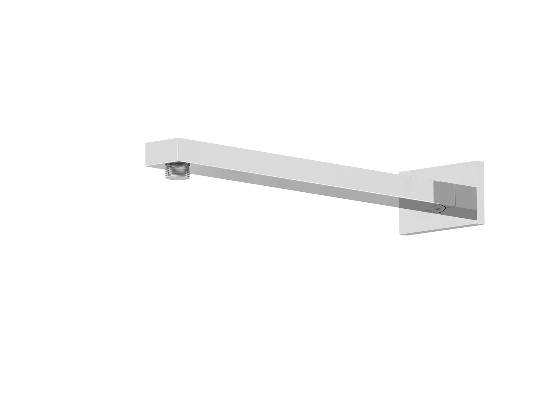 Bras de douche carré, horizontal « Andrew », 360 mm