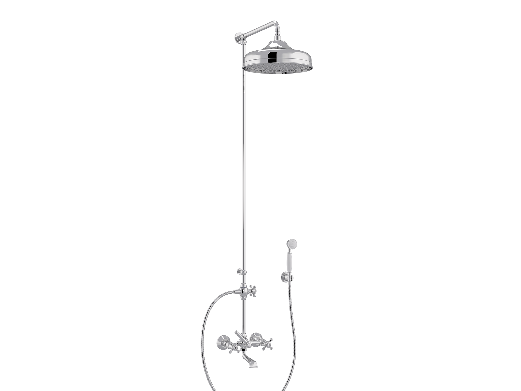 Set bath-shower mixer, head Ø300mm