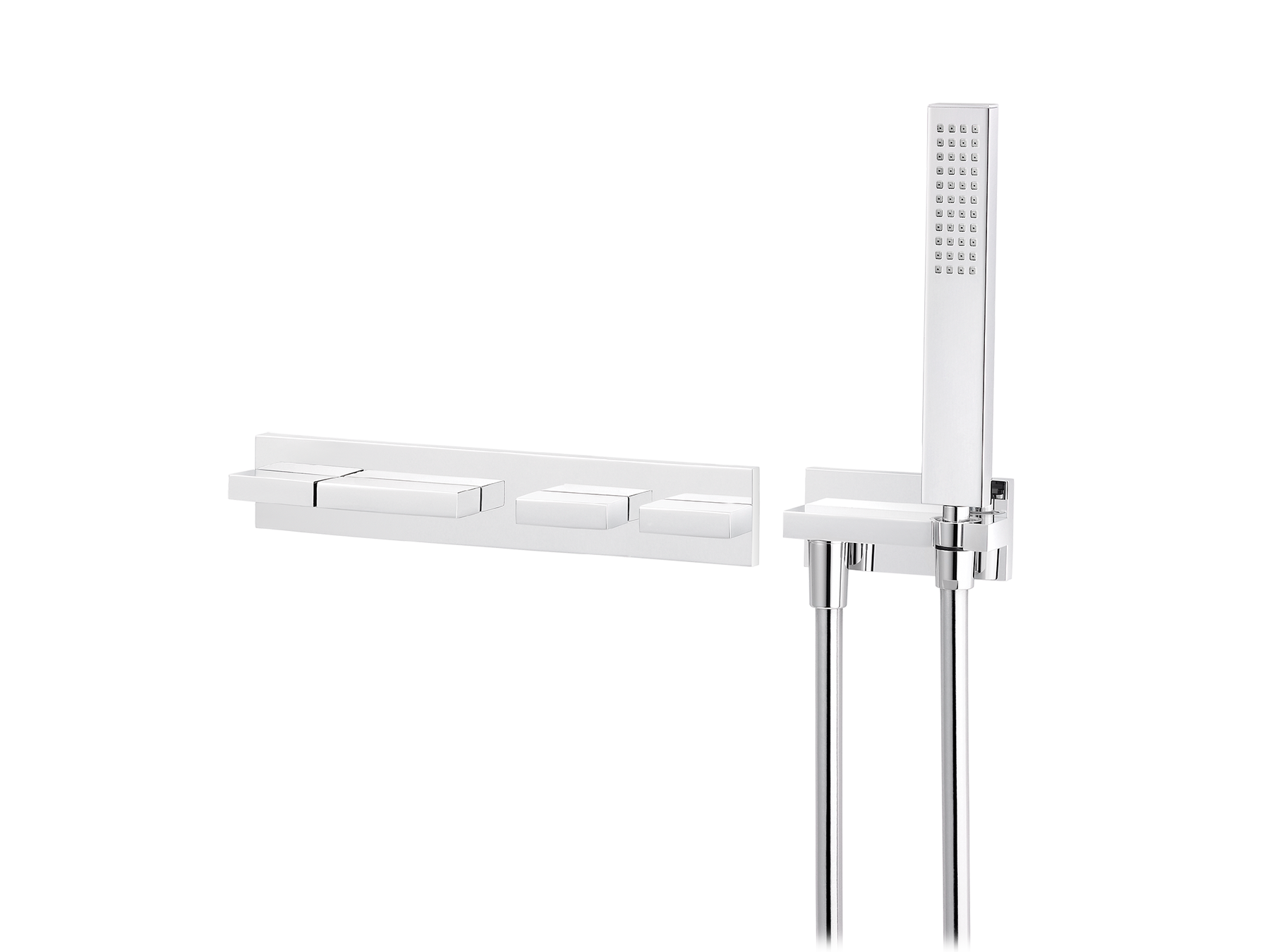 Concealed bath and shower mixer, 3-way
