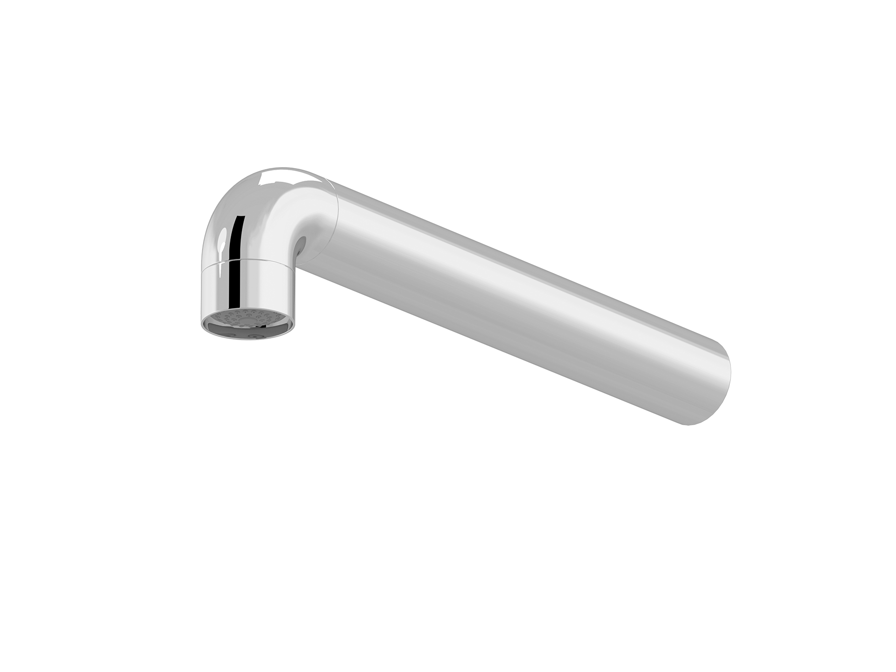 Shower head Ø 50 mm, rain spray with anti-limescale and arm 414 mm