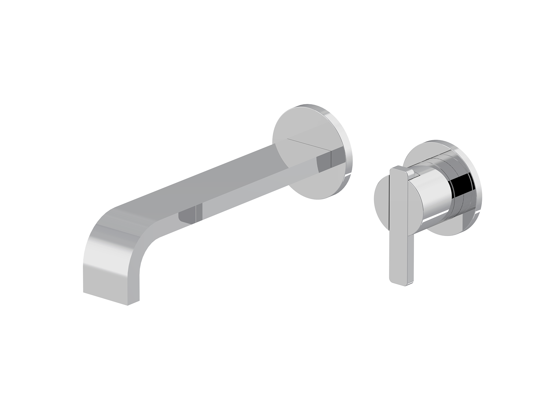 Mitigeur de lavabo mural à encastrer